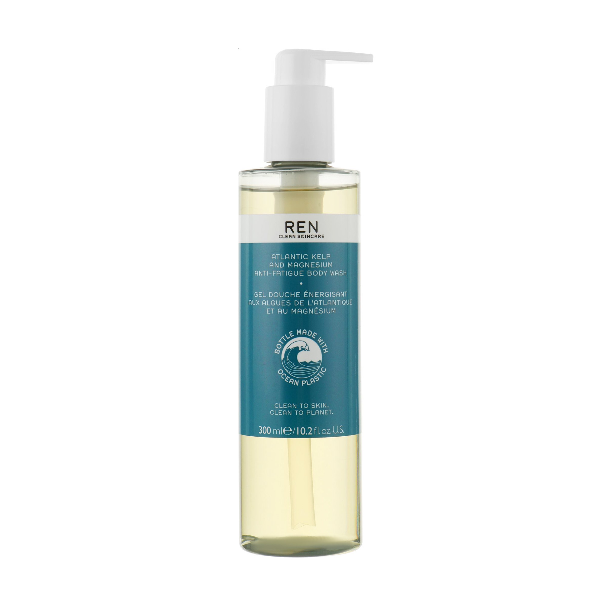 Гель для душу REN Clean Skincare Atlantic Kelp And Magnesium Anti-Fatigue Body Wash, 300 мл