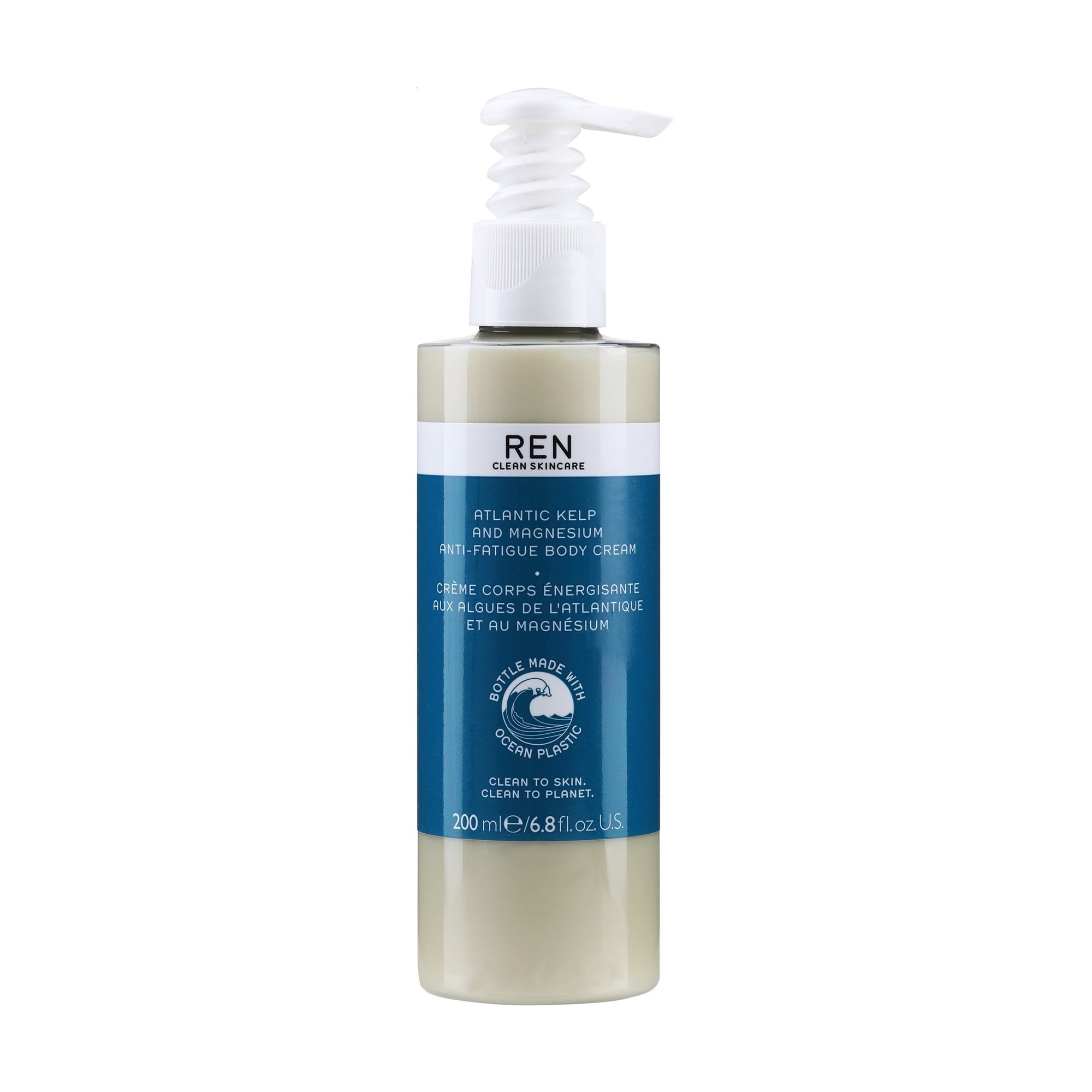 Крем для тіла REN Clean Skincare Atlantic Kelp and Magnesium Anti-Fatigue Body Cream, 200 мл